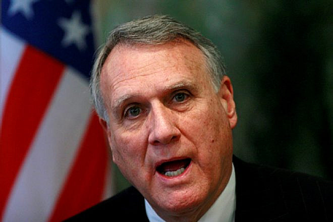 U.S. Sen. Jon Kyl attends a meeting with Israeli Prime Minister Ehud Olmert in the Knesset on Feb. 18, 2008. Credit: Photo by Olivier Fitoussi/Flash90.