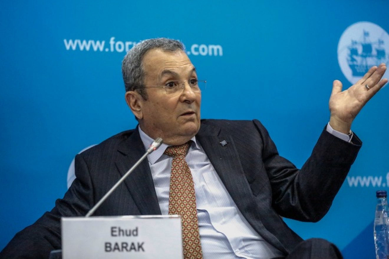 Former Israeli Prime Minister Ehud Barak at the Saint Petersburg Economic Forum in 2015. Credit: Ministry of Digital Development, Communications and Mass Media of the Russian Federation.