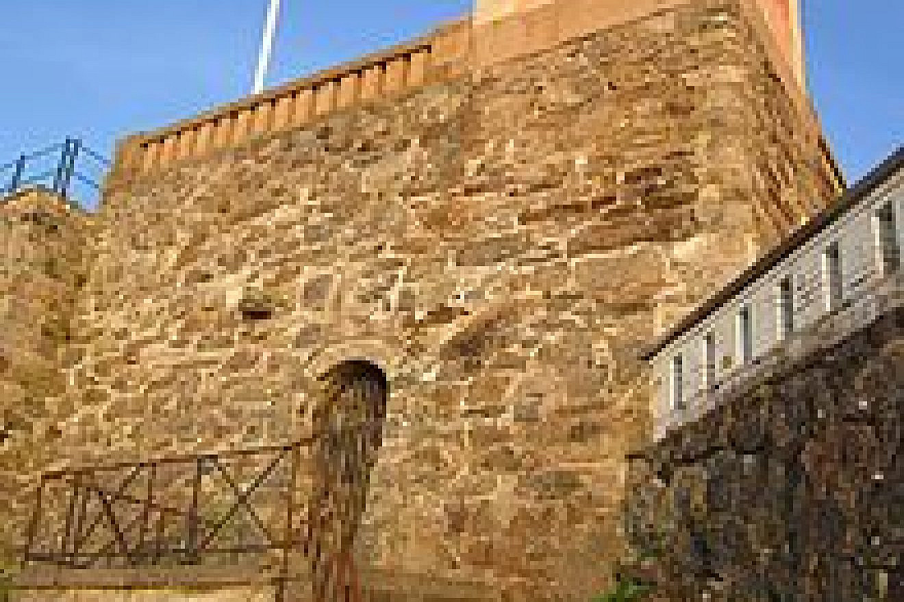 The door at the top of the stairs at Fort Fredriksborg in Marstrand leads to where Sweden’s first synagogue was established. Credit: Wikipedia.
