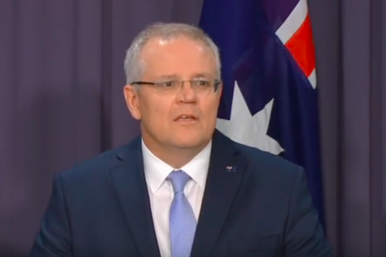 Newly elected Australian leader Scott Morrison addresses the media on Aug. 24, 2018, after defeating Prime Minister Malcolm Turnbull. Credit: Screenshot.