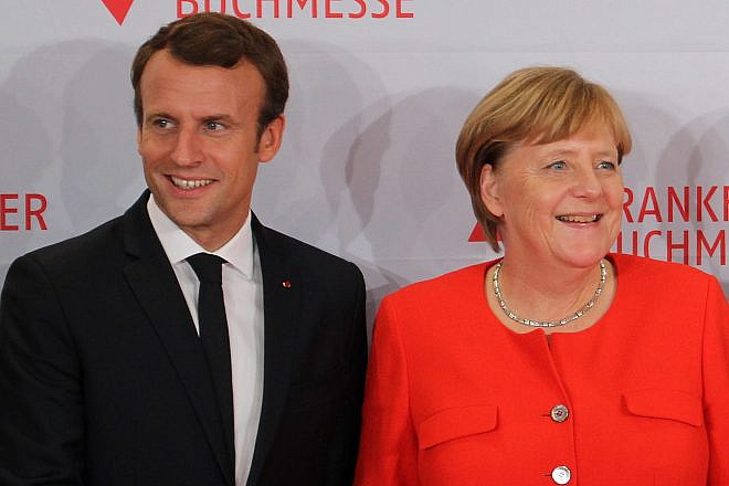 French President Emmanuel Macron and German Chancellor Angela Merkel. Credit: Wikimedia Commons.