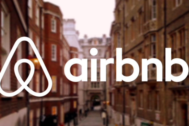 Airbnb logo. Credit: Screenshot.