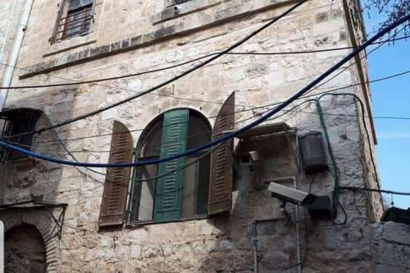 The Joudeh family house in Jerusalem’s Old City. Credit: Facebook/Askar Elbalad, JCPA.