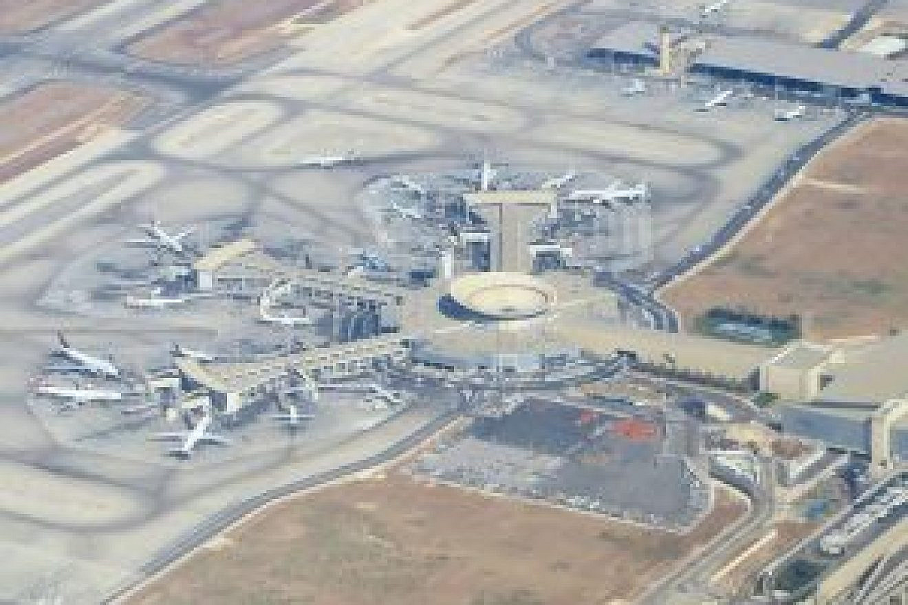 Aerial view of Ben-Gurion International Airport. Credit: Wikipedia.