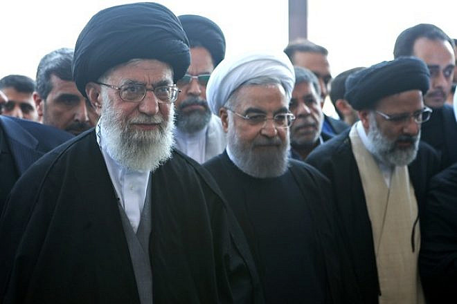 Iranian Supreme Leader Ayatollah Ali Khamenei (left) with Iranian President Hassan Rouhani. Credit: Wikimedia Commons.