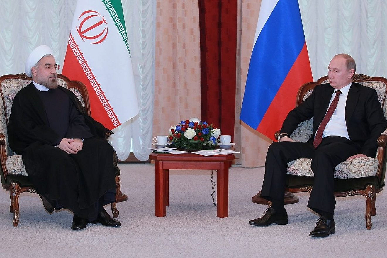 Iranian President Hassan Rouhani and Russian President Vladimir Putin. Credit: Wikimedia Commons.