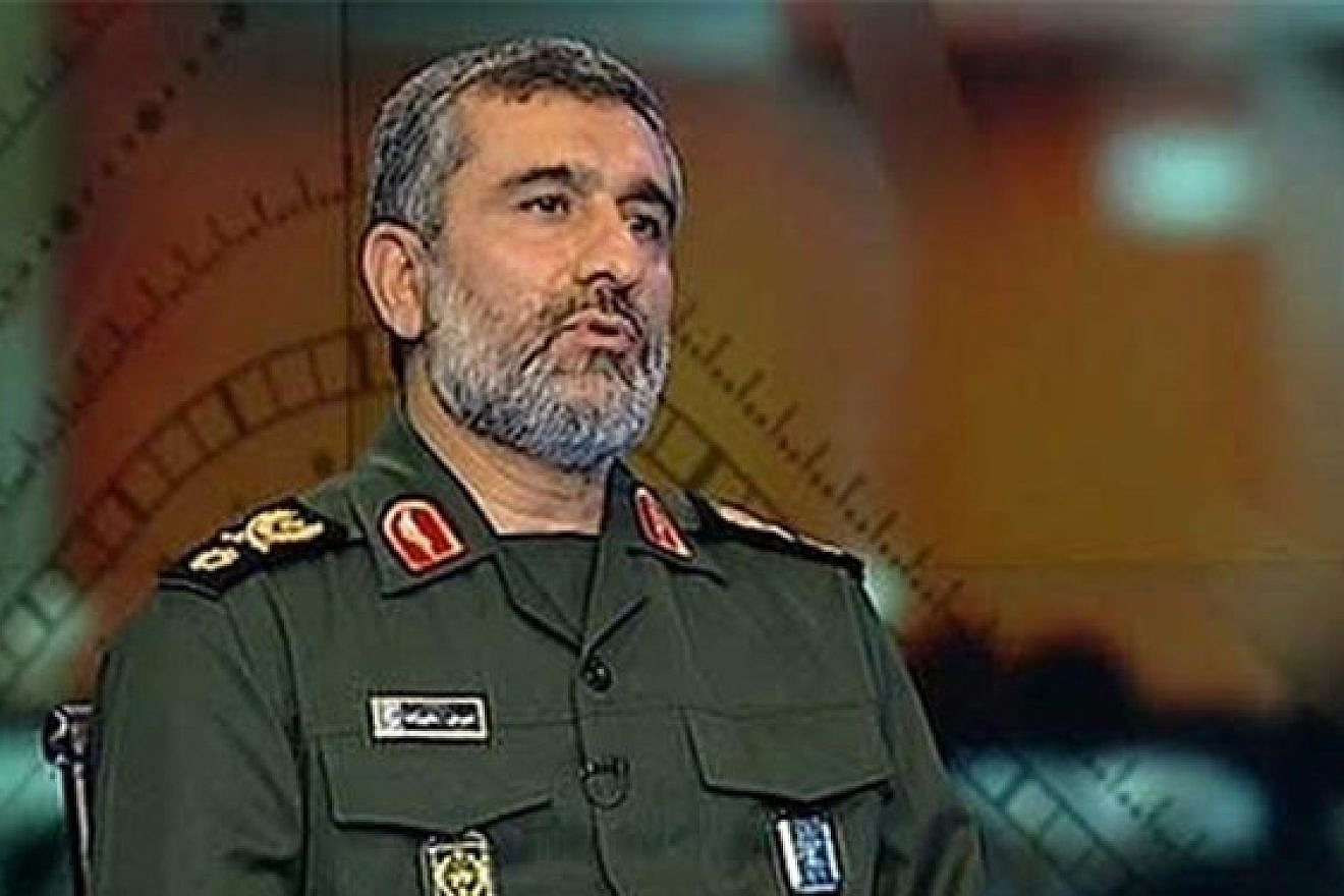 IRGC Aerospace and Missile Force commander Amir  Ali Hajizadeh (Source: Fars, Iran, Nov. 22, 2018) (MEMRI)