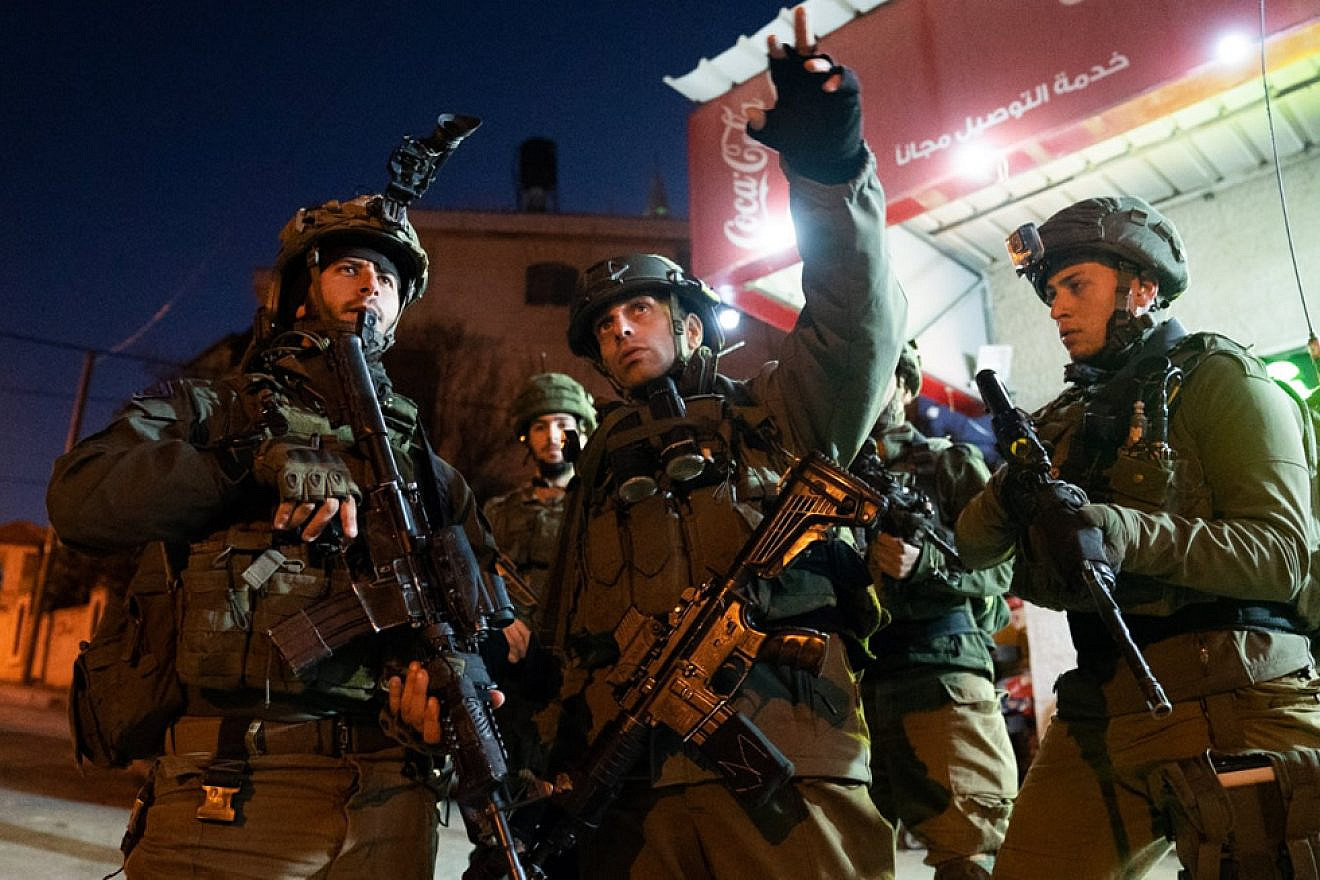 Israel Defense Forces conducting security operations across the West Bank. December 2018. Credit: IDF Spokesperson’s Unit.