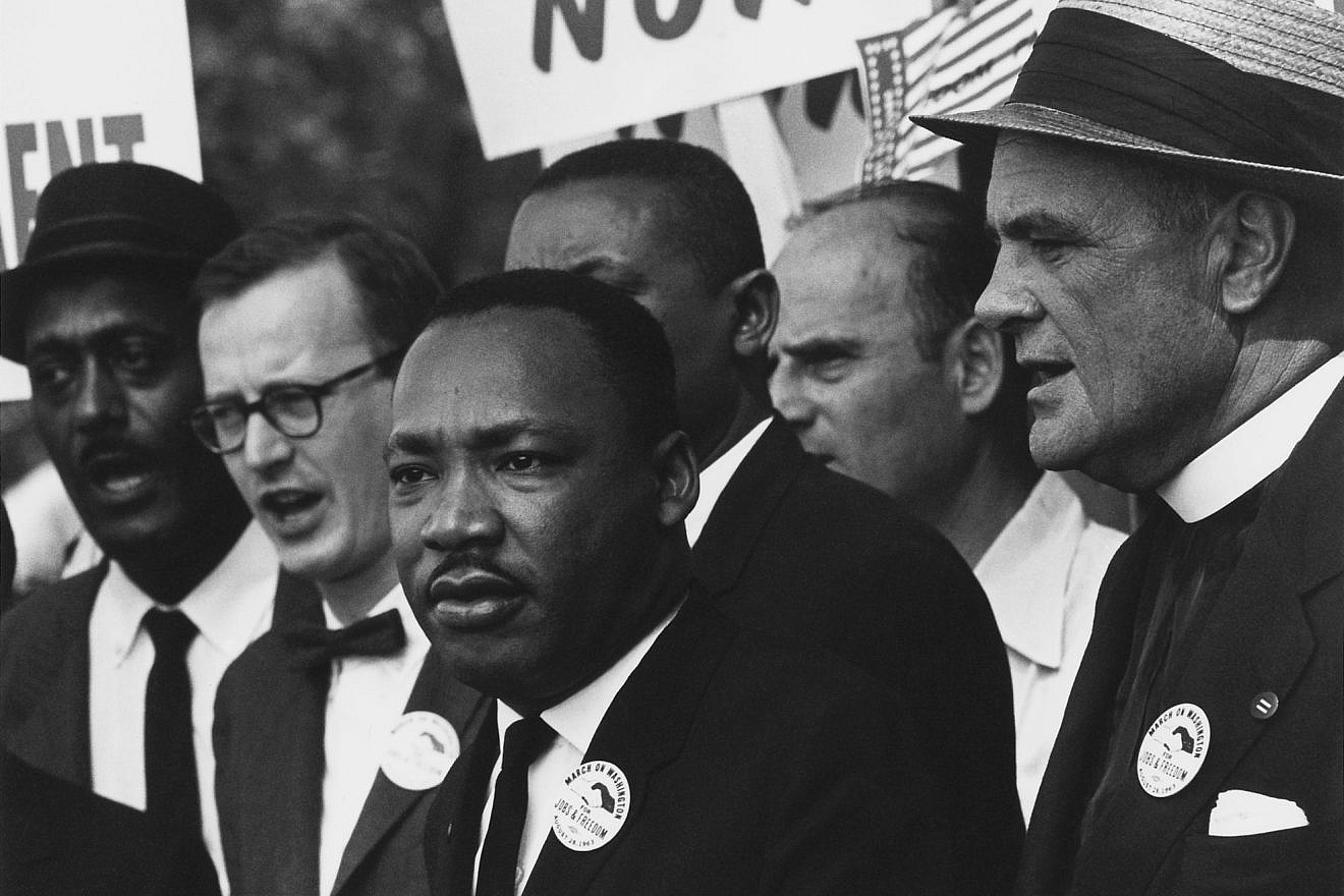 Dr. Martin Luther King Jr. at the civil-rights march in Washington, D.C., on Aug. 28, 1963. Credit: National Archives and Records Administration, College Park, Md.