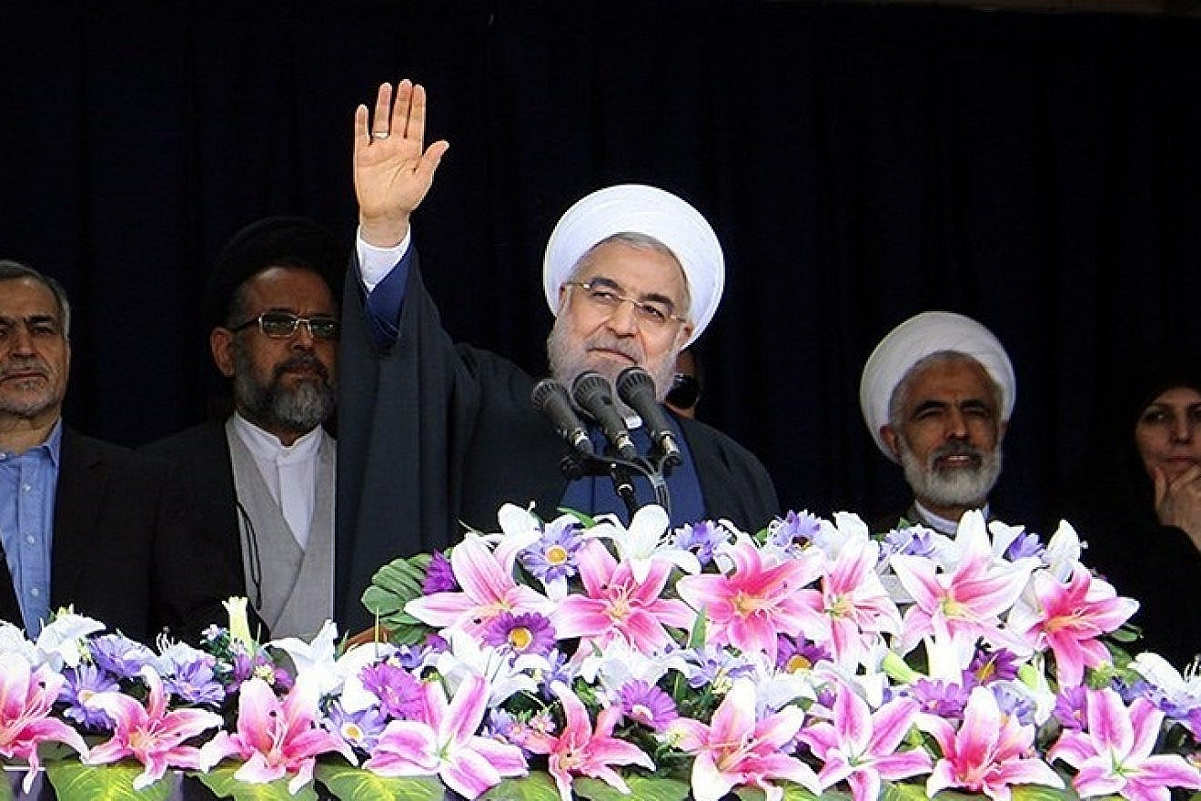Iranian President Hassan Rouhani during a visit to Semnan Province, Iran, on April, 17, 2016. Credit: Mohammad Reza Meysami via Wikimedia Commons.