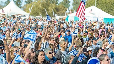 An IAC Celebrate Israel festival in Los Angeles. Credit: Abraham Joseph Pal.