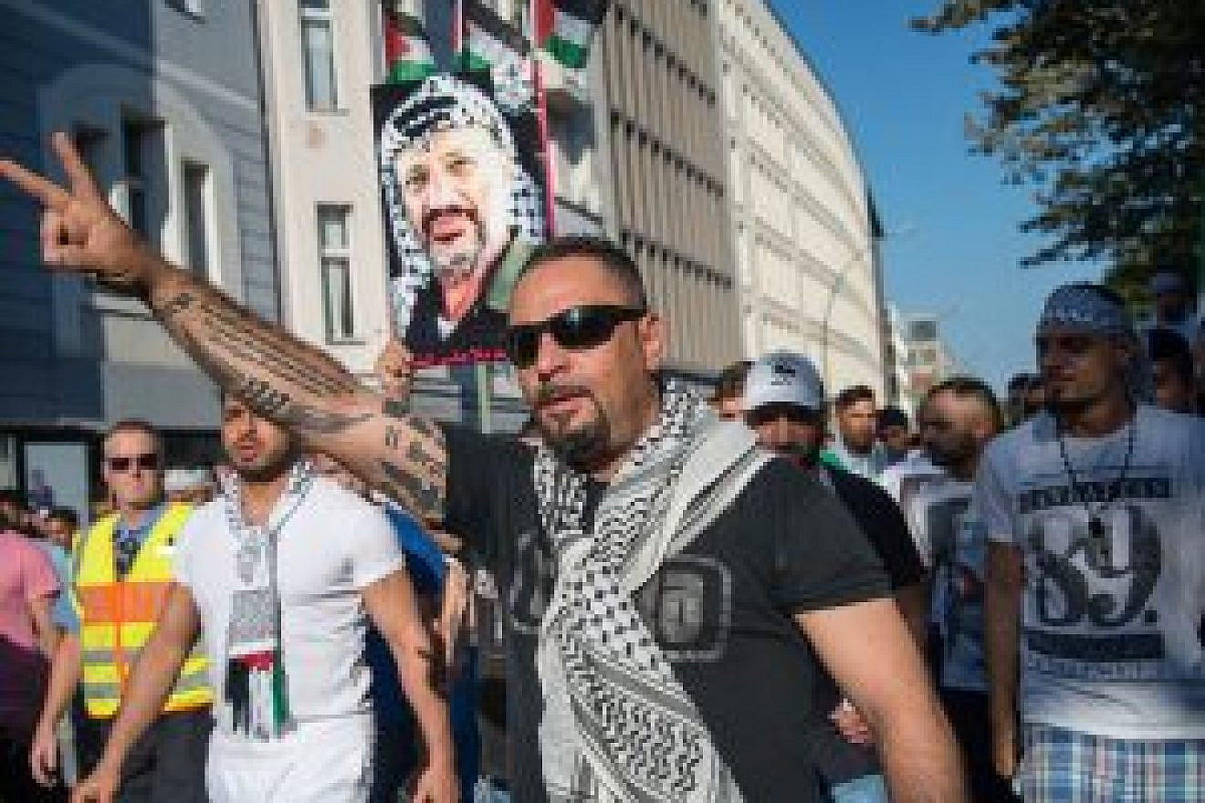 Pro-Palestinian demonstration in Berlin, July 17, 2014. Photo by Boris Niehaus via Wikipedia.