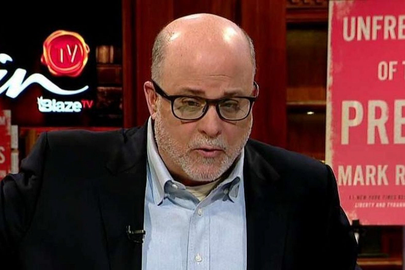 Conservative radio and TV personality Mark Levin on Fox News. Credit: Screenshot.