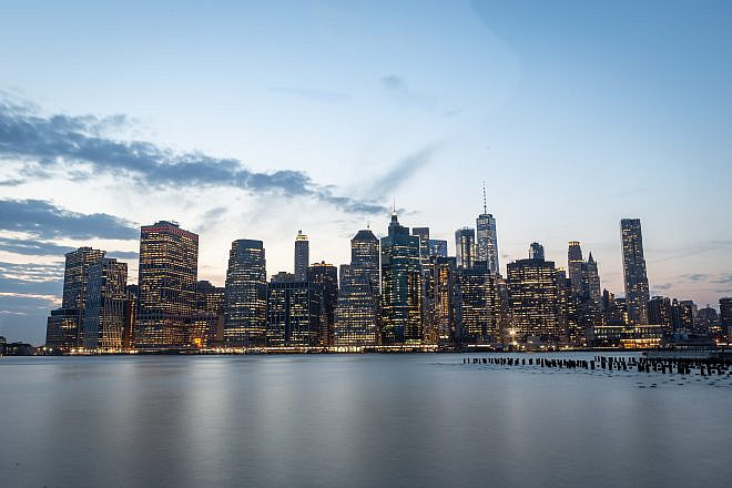 A view of Manhattan. Photo by Aharon Krohn/Flash90.