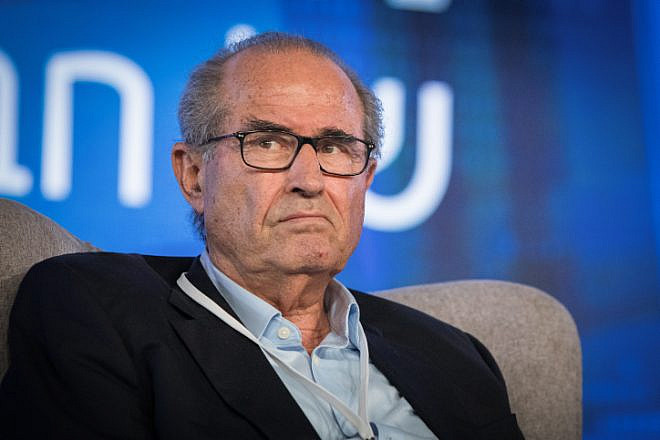Former Mossad head Shabtai Shavit at a conference of the Israeli Television News Company in the Jerusalem International Convention Center (ICC) on Sept. 3, 2018. Photo by Noam Revkin Fenton/Flash90.