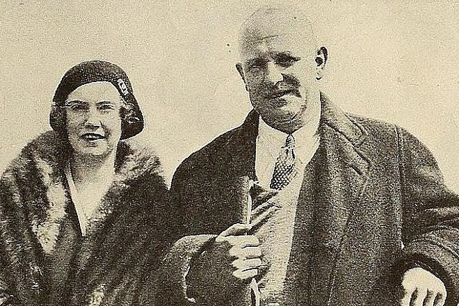 The writer PG Wodehouse with his adopted daughter Leonora, August 1, 1930. Credit: Wikimedia Commons.