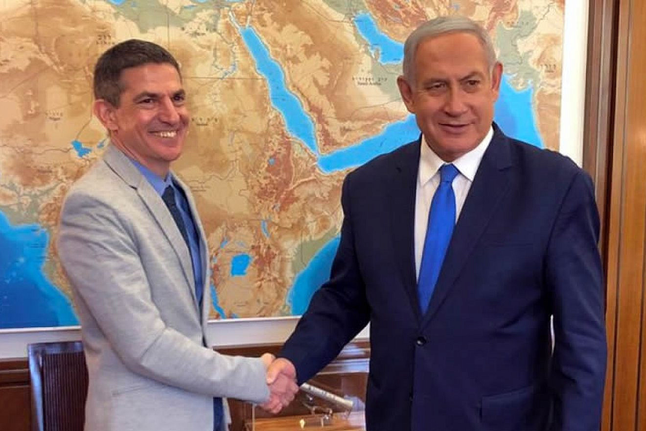Evan Cohen (left), Israel's new foreign press adviser, announced by Israeli Prime Minister Benjamin Netanyahu on June 14, 2019. Source: Twitter.