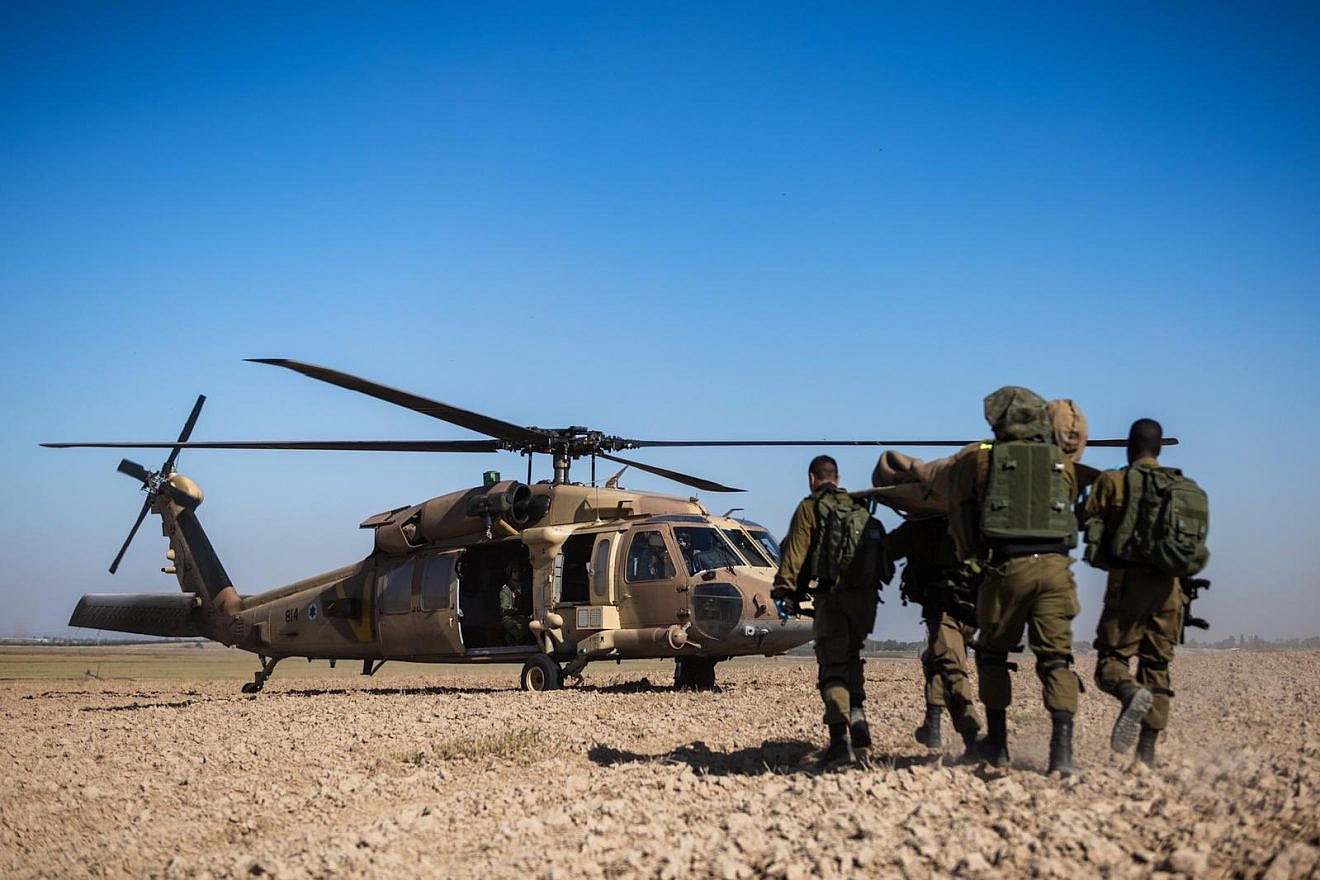 IDF soldiers take part in a war simulation to improve readiness for threats posed by Palestinian terrorist groups in Gaza. Credit: IDF Spokespersons Unit.