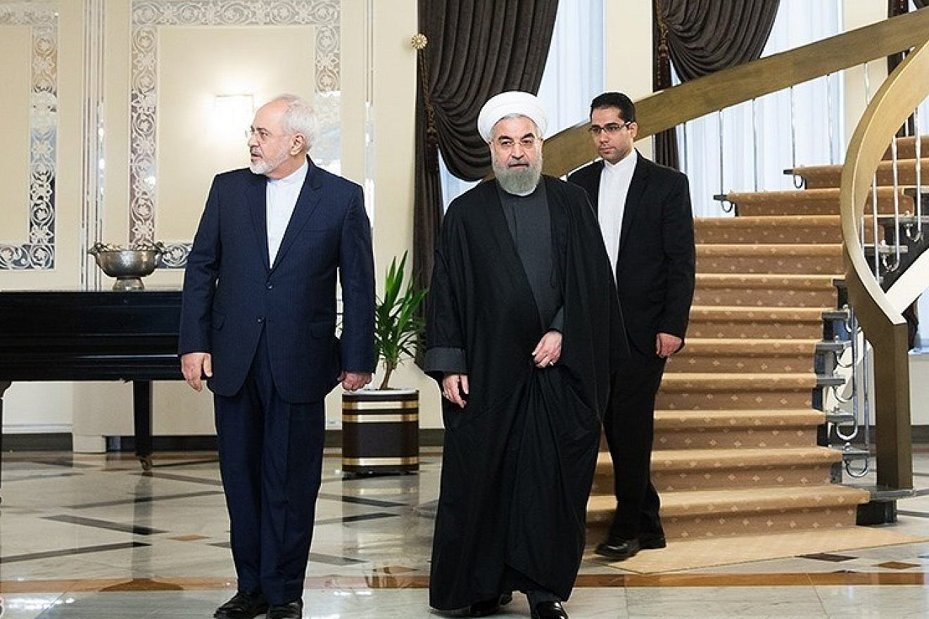 Iranian President Hassan Rouhani (right) and Foreign Minister Mohammad Javad Zarif. Source: Wikimedia Commons.