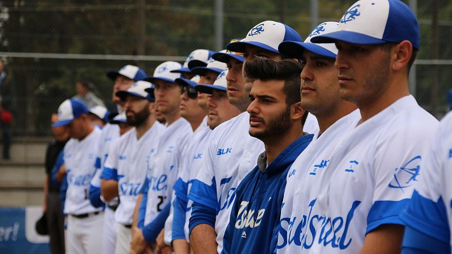 Team Israel baseball, headed to the Tokyo Summer Olympics, to take place from July 23 to Aug. 8. Photo by Margo Sugarman.