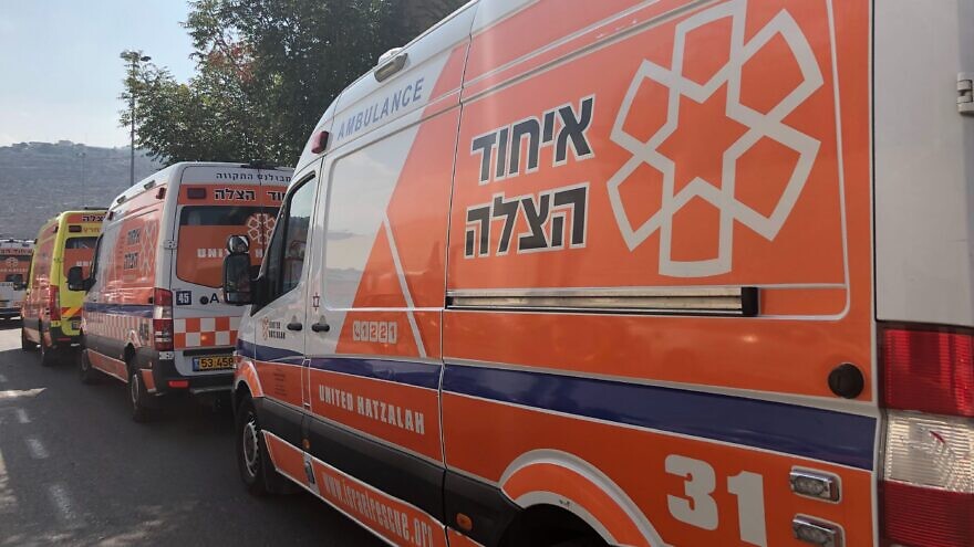 A United Hatzalah ambulance. Photo by Eliana Rudee.