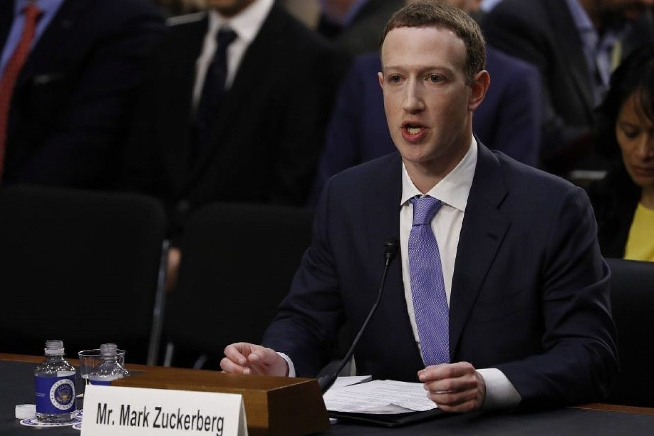 Facebook CEO Mark Zuckerberg testifies before U.S. Congress about the social-media giant's use of ads, political content and more. Source: WikiTribune.com.