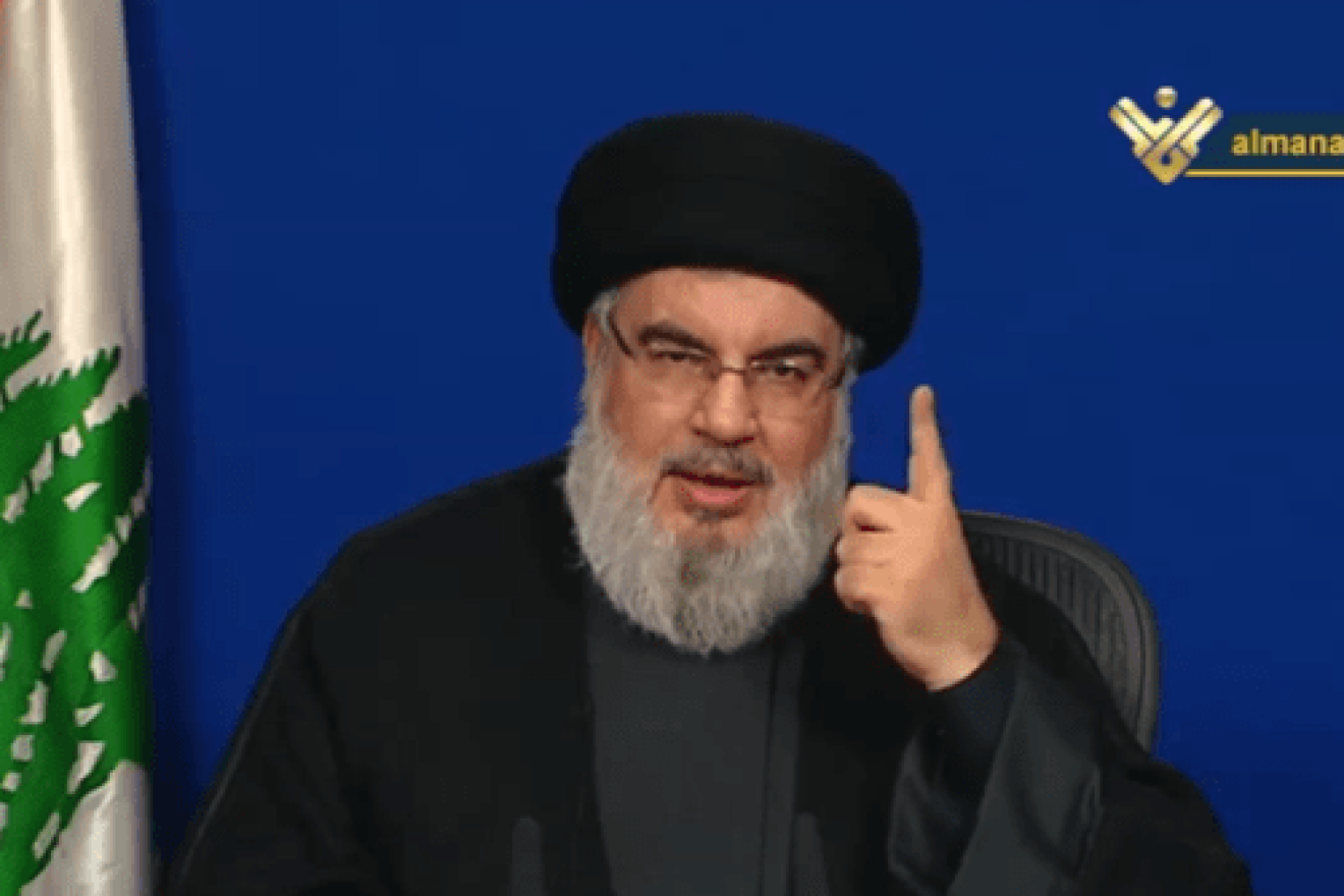 Hezbollah leader Hassan Nasrallah. Source: Arab Press.