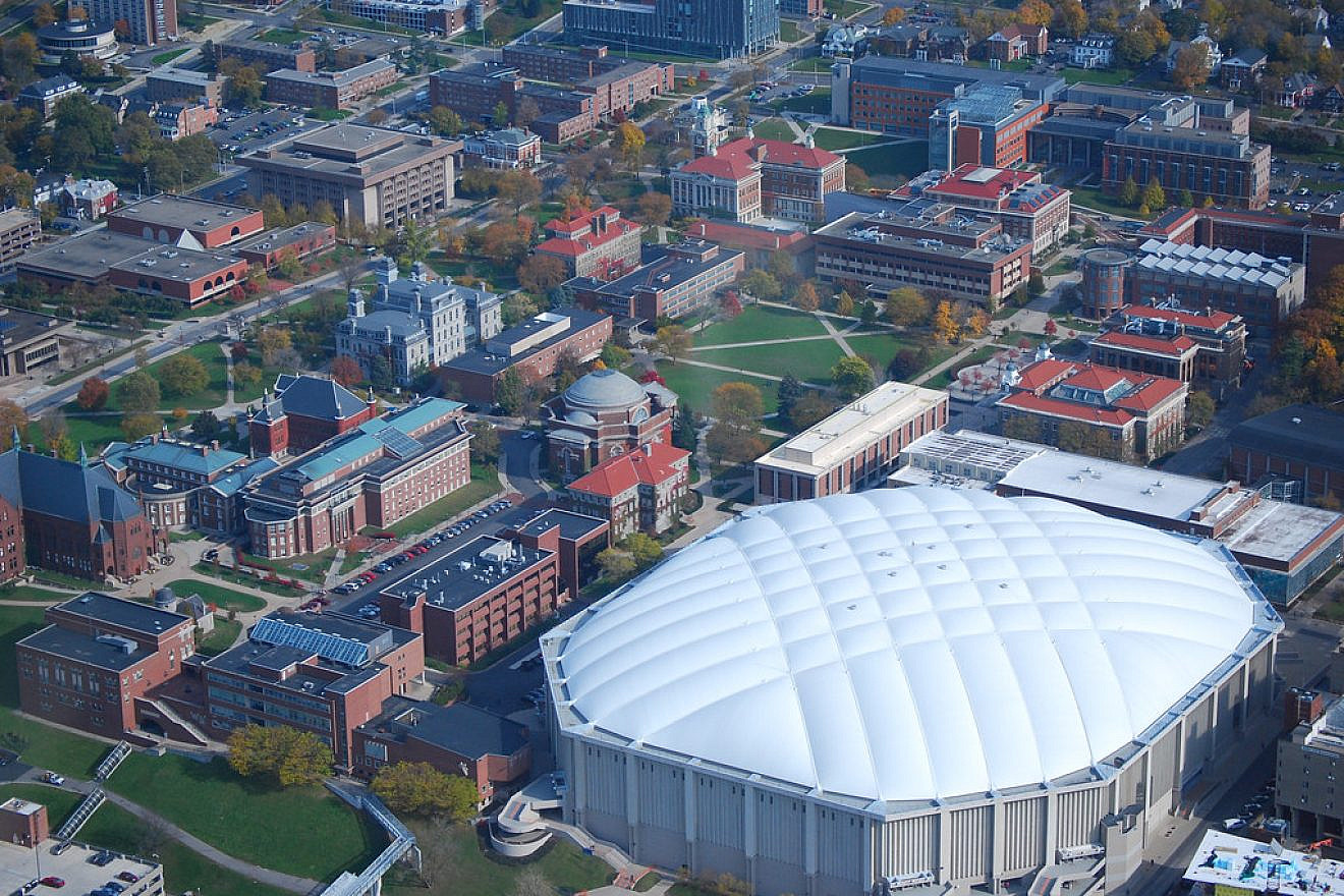 Aerial view of Syracuse University. Credit: Flickr.