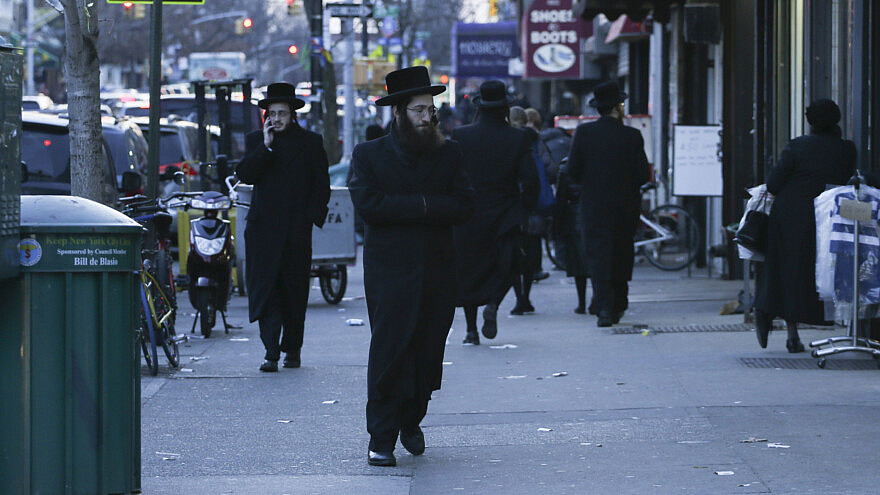 Street view of the mainly Chassidic neighborhood of Borough Park in Brooklyn, N.Y., on Jan. 1, 2014. Photo by Nati Shohat/Flash 90.