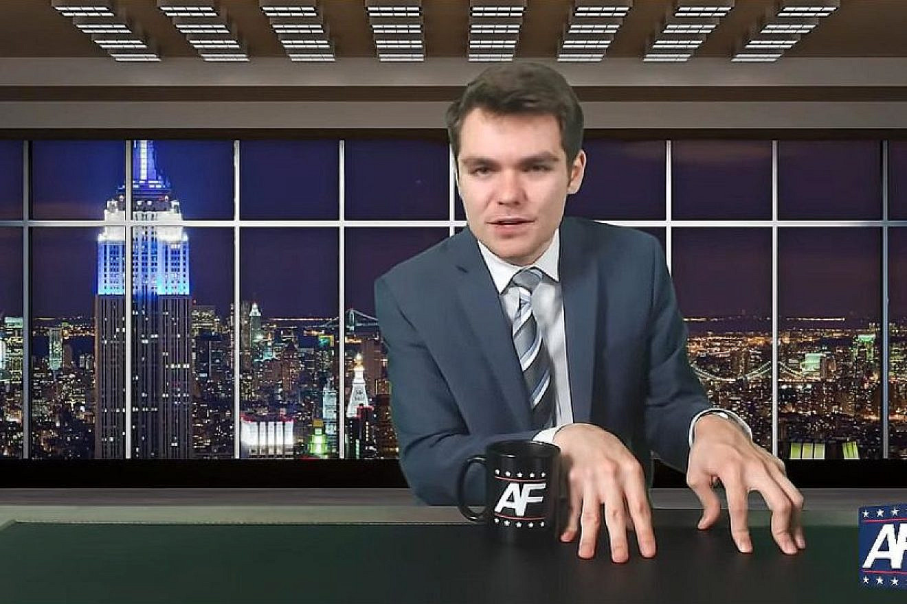 Nick Fuentes, a 24-year-old YouTube personality and white nationalist. Source: Screenshot.