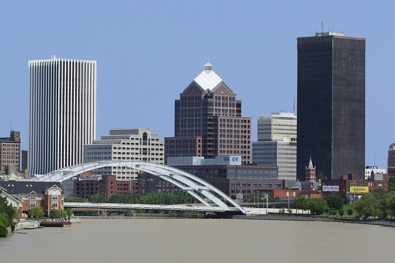 A view of the skyline of Rochester, N.Y. Credit: Wikimedia Commons.