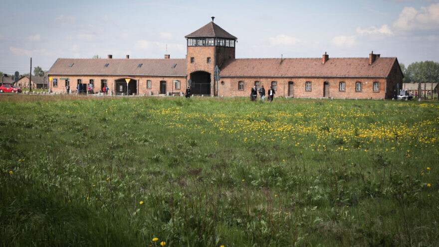 The Auschwitz-Birkenau Concentration Camp in Poland on May 10, 2017. Photo by Isaac Harari/Flash90.