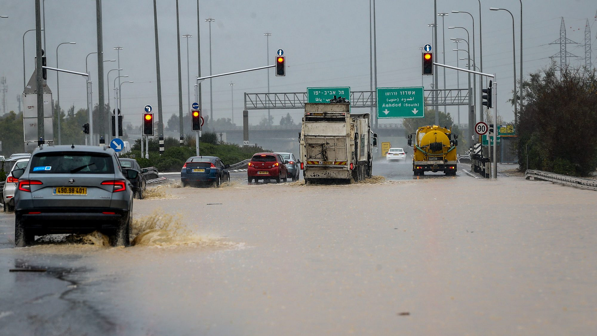 Seven dead as heavy rainfall causes flooding in Israel