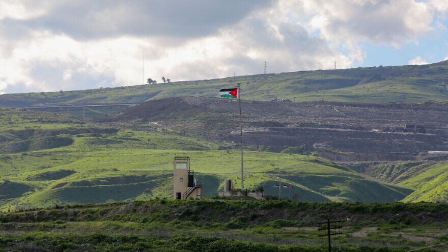 A view of the Island of Peace, on the Israeli-Jordanian border, on Feb. 10, 2020. Photo by David Cohen/Flash90.