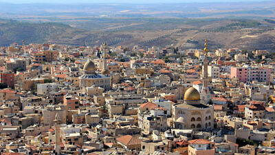 A view of Israel's largest Arab city, Umm al-Fahm. Credit: Wikimedia Commons.