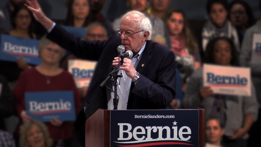 Vermont Sen. and Democratic presidential candidate Bernie Sanders at a rally in Durham, N.C., in Feb. 14, 2020. Credit: Wikimedia Commons.