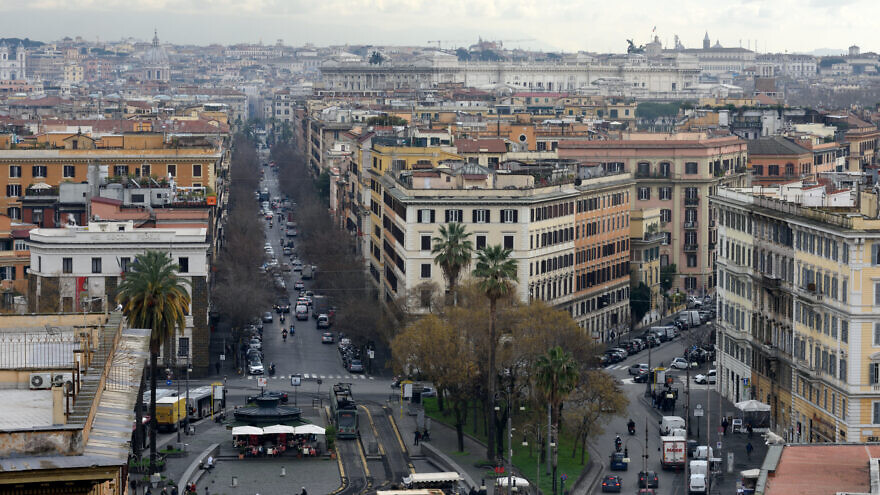 A general view of Rome on Feb 09, 2018.  Photo by Gili Yaari/Flash90.