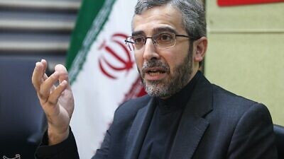 Secretary of Iran's High Council for Human Rights Ali Bagheri Kani, Oct. 4, 2016. Photo: Mostafa Asgari/Tasnim News Agency.