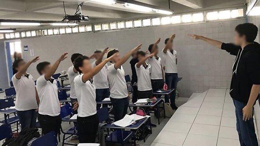 Brazilian High Schoolers Perform Nazi Salute In Class