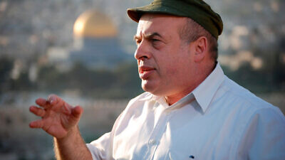 Former Jewish Agency Chairman Nathan Sharansky attends a tour of the Mount of Olives in Jerusalem, Oct. 23, 2007. Credit: Oren Fixler/Flash90.