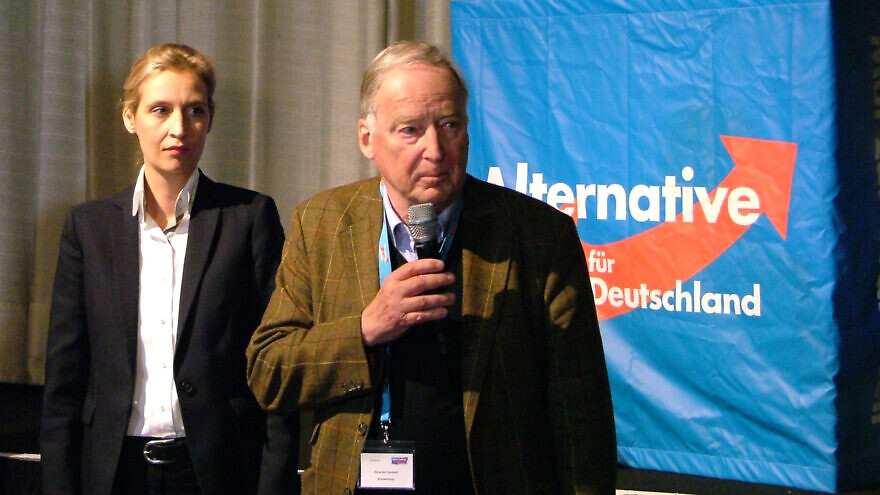 Alexander Gauland, who leads the parliamentary group of the far-right Alternative for Germany (AfD) Party. Credit: Wikimedia Commons.
