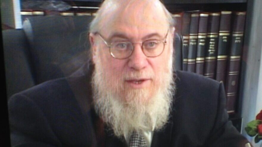 Rabbi Mendel Epstein. Source: Screenshot.