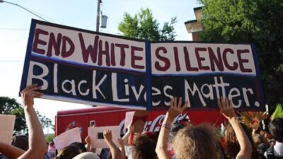 A Black Lives Matter protest in Minneapolis. Credit: Andy Witchger via Wikimedia Commons.