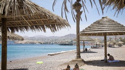 Enjoying at the Red Sea in the southern Israeli city of Eilat on May 13, 2020. Photo by Yossi Zeliger/Flash90.