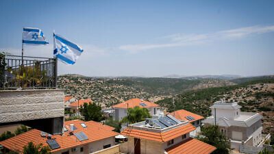 The Jewish town of Karnei Shomron in Judea and Samaria, June 4, 2020. Photo by Sraya Diamant/Flash90.