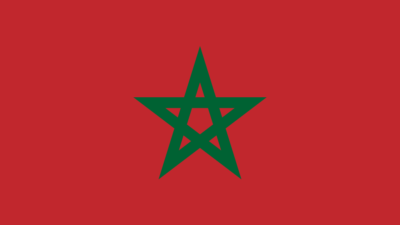 The flag of Morocco. Credit: Wikipedia.