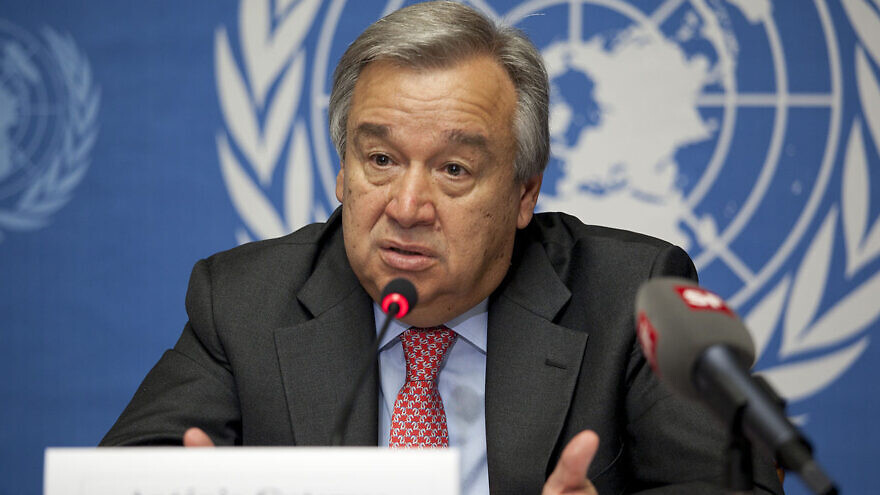 U.N. Secretary-General António Guterres. Source: Wikimedia Commons.