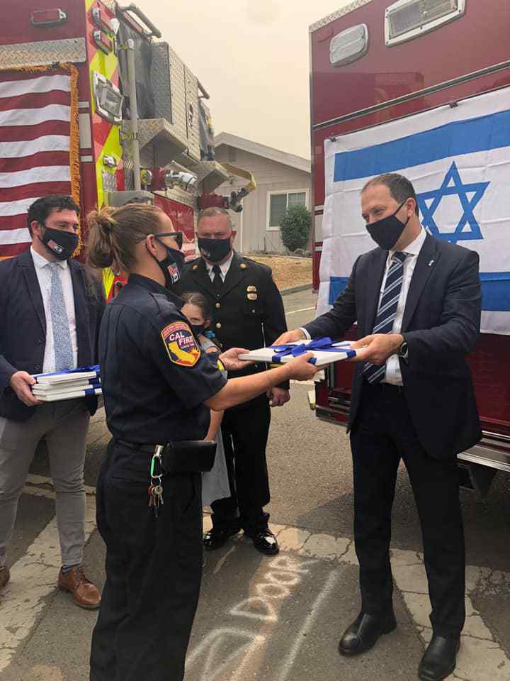 Israeli, Californian Firefighters Become Band Of Brothers 3