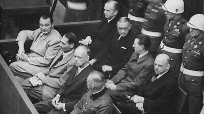 A view of proceeding at the Nuremberg Trials held in Germany between 1945 and 1949. Credit: Wikimedia Commons.