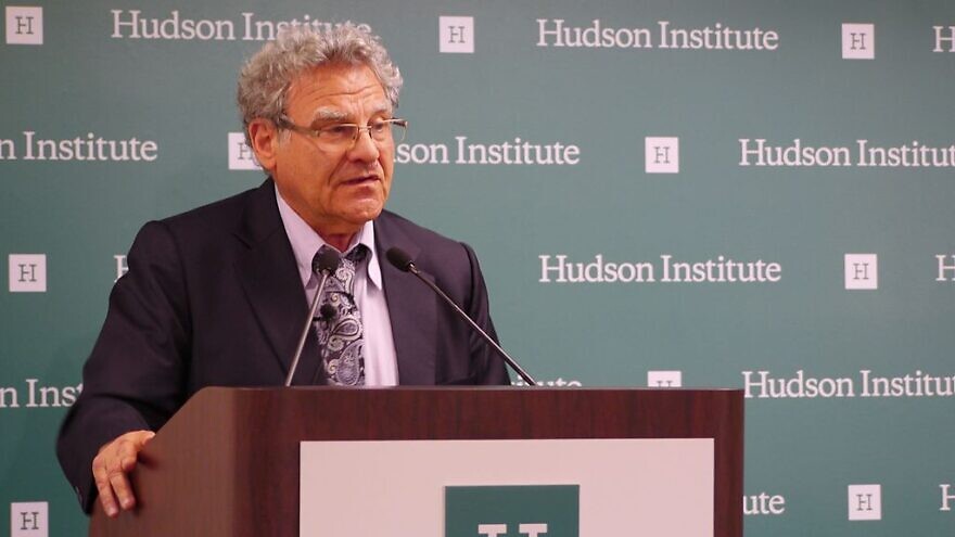 Efraim Inbar, director of Bar-Ilan University’s Begin-Sadat Center for Strategic Studies, attends a discussion hosted by the Hudson Institute and the Rabin Chair Forum on the Joint Comprehensive Plan of Action nuclear deal with Iran, on May 26, 2015. Credit: Hudson Institute via Wikimedia Commons.